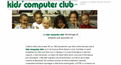 Desktop Screenshot of kidscomputer.be